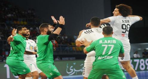 كرة يد..  مصر تكمل عقد المتأهلين إلى نصف نهائي إفريقيا بفوز عريض على الجزائر